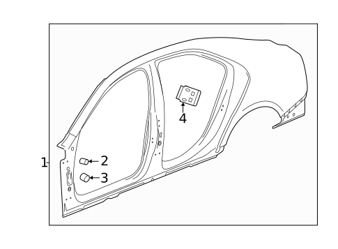 Uniside for 2021 Cadillac CT4 #0