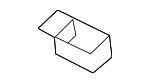 51429119635 - Body: Ashtray Insert for BMW: 525i, 528i, 530i, 540i, M5, X5 Image