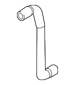 8S0121101B - Cooling System: Water Inlet Hose for Audi: TT Quattro, TTS Quattro Image