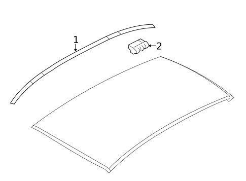 Exterior Trim - Roof for 2014 BMW 328i #0