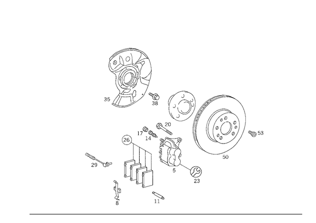 140421071264 - : Brake Disk for Mercedes-Benz Image