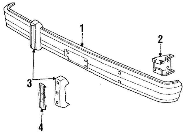 4249818 - Body: Bumper for Mopar Image