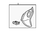 77215TRTA01ZA - Body: Instrument Panel Side Cover for Honda: Clarity Image