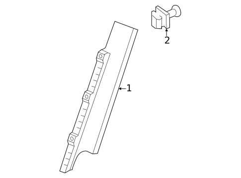 Exterior Trim - Front Door for 2024 Volkswagen Golf R #0