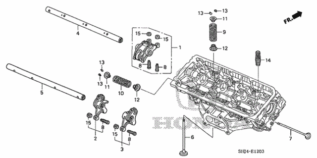 Valve - Rocker Arm (RR.) (2) for 2007 Honda Odyssey #0