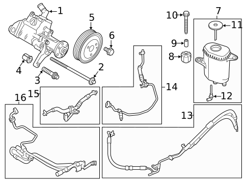 Pump & Hoses for 2014 BMW 535d #1