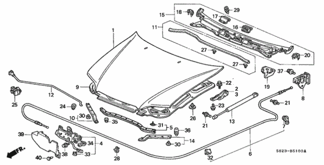 Engine Hood for 2002 Honda Accord #0