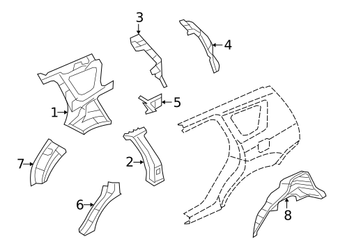 Inner Structure for 2013 Mitsubishi Outlander #0
