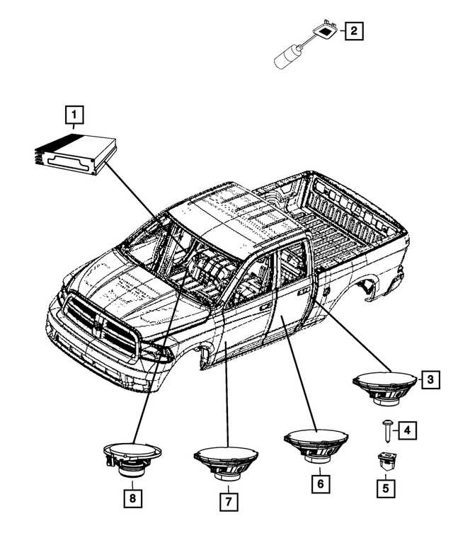 68171979AA - Electrical: Tapping Screw for Mopar Image image