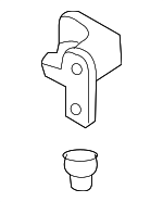 3D4833402B - Body: Upper Hinge for Volkswagen: Phaeton Image