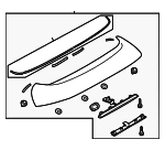 BBN551960E17 - : Spoiler Assembly for Mazda: 3 Image