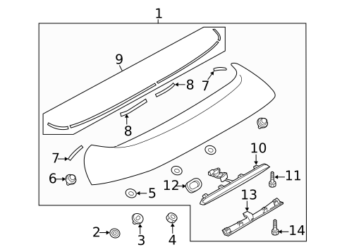 Spoiler for 2011 Mazda 3 #0