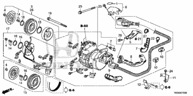 A/C Compressor for 2012 Honda Civic #0