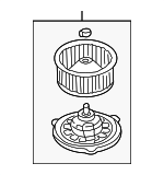 CB0761B10A - : Blower Motor for Mazda: Protege, Protege5 Image