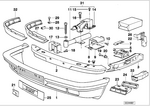 51118127708 - : Bumper, Front for BMW Image