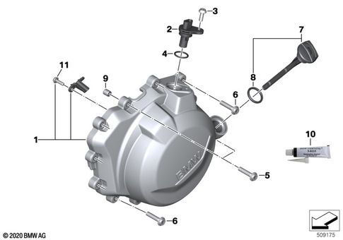 Housing Cover for 2024 BMW-Motorrad F 900 GS SF #0