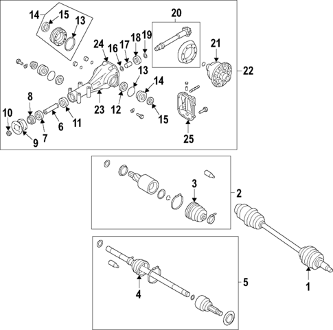 Axle Shafts & Joints for 2014 Subaru XV Crosstrek #0