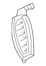 5596110040C0 - : Defroster Grille for Toyota: C-HR Image