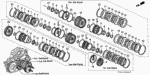 22543PX4003 - : Plate, Low Clutch for Honda Image