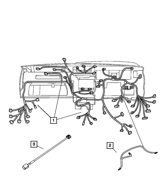 68028511AD - Electrical: Instrument Panel Wiring for Mopar Image image