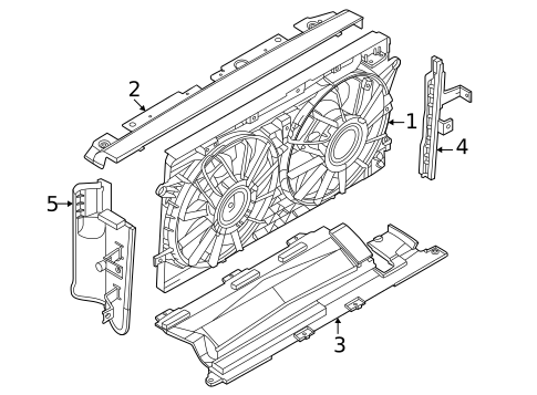 Cooling Fan, Clutch & Motor for 2026 Nissan Armada #0