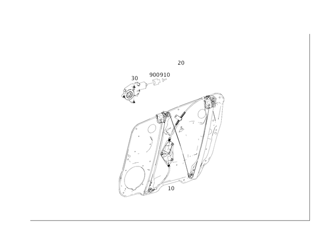 109902204 - Front Doors: Flat Head Screw for Mercedes-Benz Image image