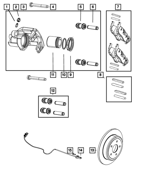 Rear Brakes for 2010 Jeep Grand Cherokee #0
