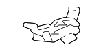 872163K000 - Body: Roof Molding Clip for Hyundai Image