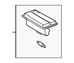 63650AA011A0 - Body: Overhead Console for Toyota: Camry Image