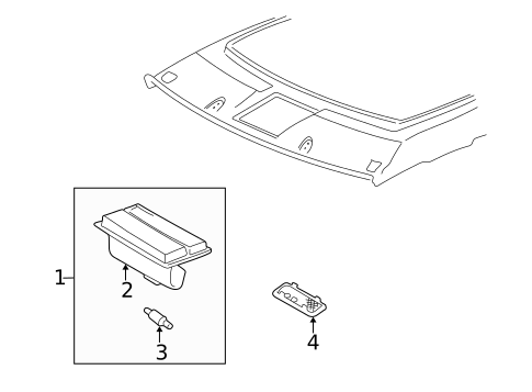 Overhead Console for 2000 Toyota Camry #0
