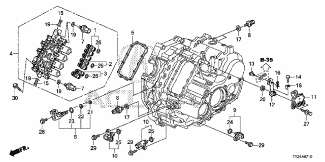 AT Sensor - Solenoid - Secondary Body (6AT) for 2015 Acura RLX #0