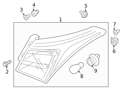 Tail Lamps for 2015 Hyundai Elantra GT #1