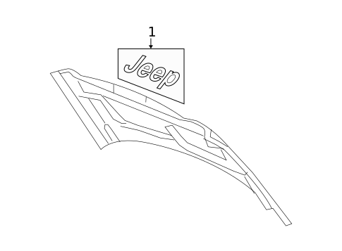 Exterior Trim - Hood for 2014 Jeep Patriot #0