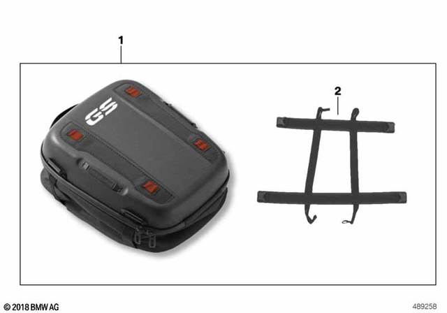 77452456667 - Luggage &amp; Storage: Pocket For Rear Seat for BMW-Motorrad Image