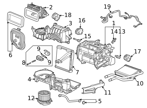 Heater for 2022 Chevrolet Corvette #0