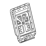 Passenger Side Rear Seat Back Frame