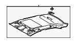 6331153150C0 - Body: Headliner for Lexus: IS F, IS250, IS350 Image