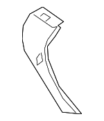 51497954141 - Body: Side Gate Trim for BMW: iX Image