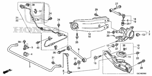 Rear Stabilizer - Rear Lower Arm for 2014 Honda Ridgeline #0