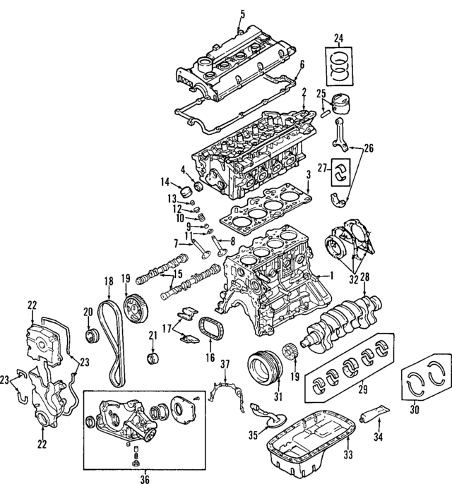 2410023770 - : Engine Camshaft for Hyundai Image