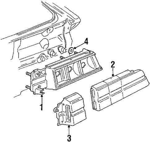 Tail Lamps for 1986 Chevrolet Camaro #0