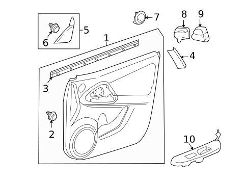 Rear Door for 2007 Toyota RAV4 #3
