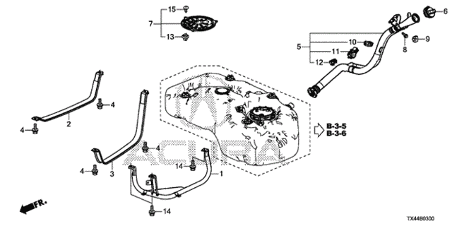 Fuel Filler Pipe for 2017 Acura RDX #0