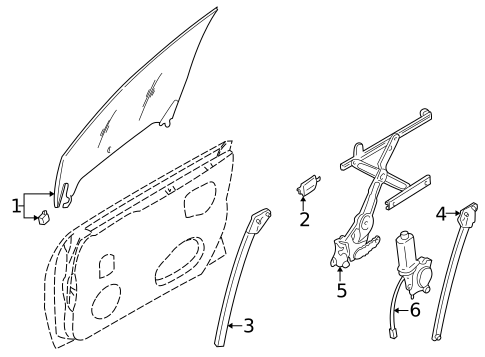 Front Door for 2004 Subaru Baja #0