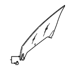 61011AE03A - Body: Door Glass for Subaru: Baja, Legacy, Outback Image