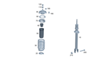 2143205301 - Suspension: Shock-Absorber Strut for Mercedes-Benz Image
