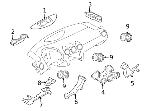 Ducts for 2012 Audi TT RS Quattro #0