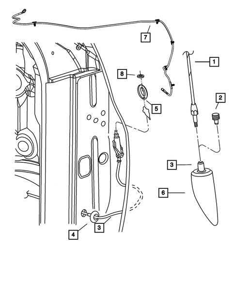 Radio, Antenna, Speakers, DVD, and Video systems for 2008 Dodge Ram 3500 #4