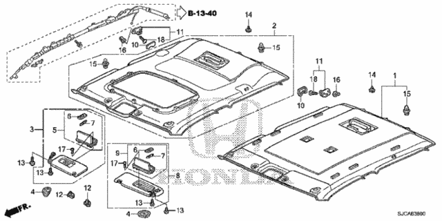 Roof Lining for 2014 Honda Ridgeline #0