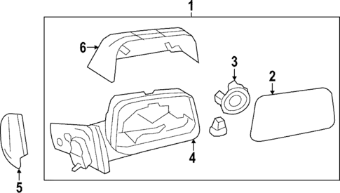 Outside Mirrors for 2013 Lincoln MKX #0